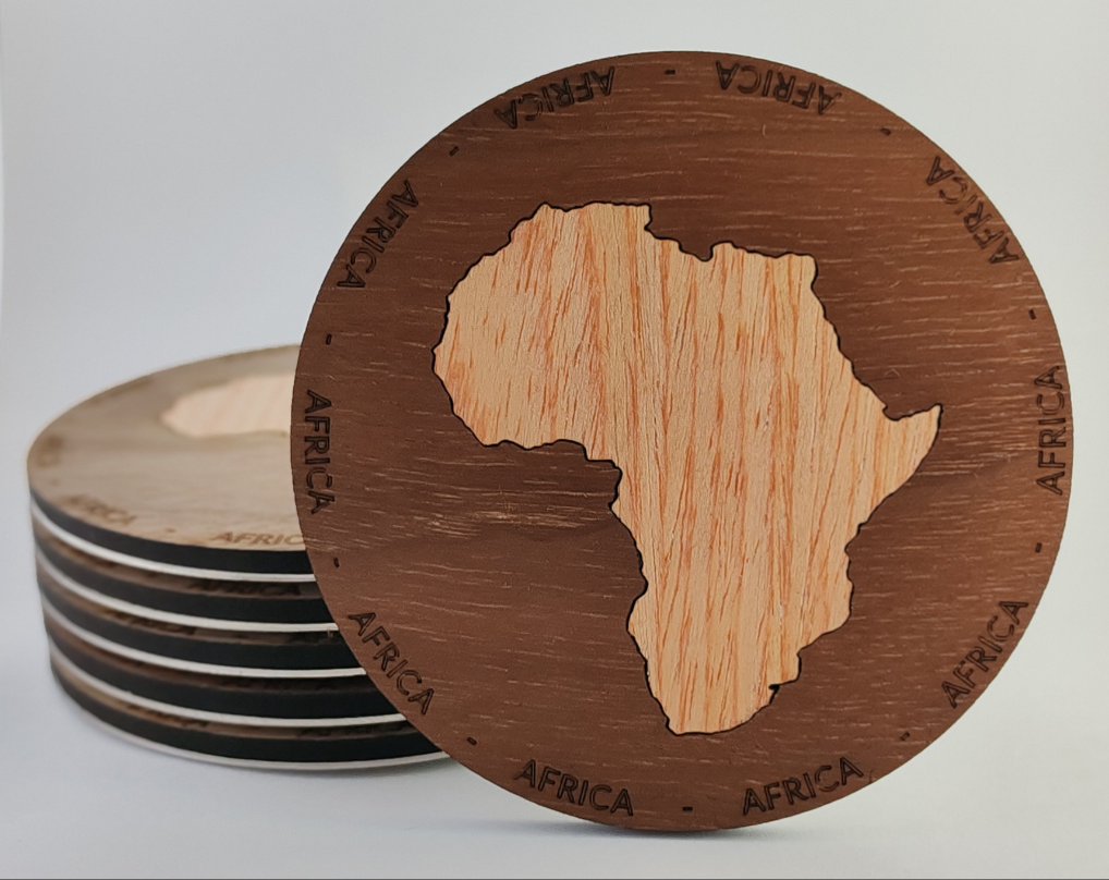 African Coaster (sold in pack of 6)